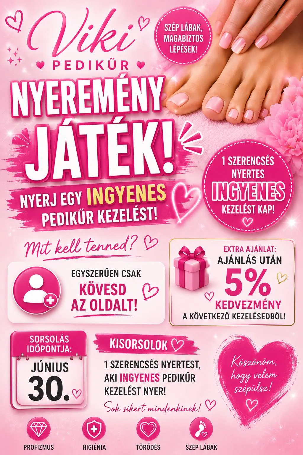 Referencia munka 32 — Viki Pedikűr Kalocsa